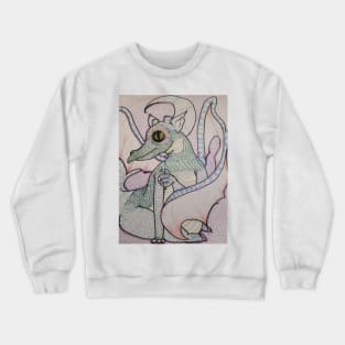 Ink Detail Dragon Art Print And Others Crewneck Sweatshirt